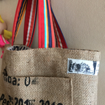 jarabacoa coffee mexican tote コーヒー豆麻袋
