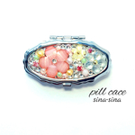 【再販】pink flowerのピルケース