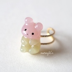 桜もち糸ガイドくまさん Yarnguide-Bear  meetang ヤーンガイド 