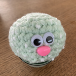 編みポックルDot White Ice Mint Green