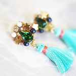green×tasselイヤリング