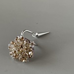 クリアゴールド*【ear cuff 一粒】