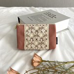 インド刺繍リボンのミニポーチ
