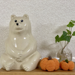 カボチャの編みぐるみ