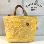 tuttifun＊maruとguruguruの黄色いバック