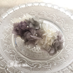 《再販3》パールグレー♡お花のクリップ