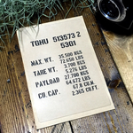 A5 ステンシルシート『コンテナ』【送料込】
