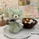 ミントグリーンのぷちくましゃん