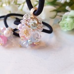 限定4＊Resin Sphere「桜」ヘアゴム
