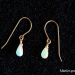 14kgf オパール ラップ ピアス/イヤリング