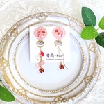 苺ラテのイヤリング🍓