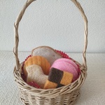 羊毛　フェルト お菓子　クッキー　マドレーヌ　焼き菓子　置物　飾り
