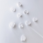 ◎4月新作◎【6pcs clear white #48-27】天然石パーツS　/天然石/パープル/ナチュラルストーン/ナチュラル/ブロック