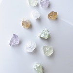 ◎4月新作◎【6pcs  assort set #12-6】天然石パーツM　/天然石/ナチュラルストーン/ナチュラル/ブロック/透け感/アソートセット/天然素材
