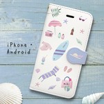 [スマホケース]浜辺の思い出Part Ⅱ〈手帳型スマホケース〉