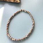 【1連50コセット】#czech beads #チェコビーズ　round 5㍉　AB vitrail crystal/iridescent 玉虫色