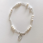 glas heart necklace
