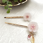 はんなり｡｡。八重桜🌸～ヘアピン(２本組)～