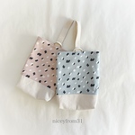 北欧風　水彩画てんてんの上履き入れ　2023入園入学　幼稚園　小学校　シューズ入れ