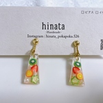 フルーツパラダイスイヤリング🤭🍓🥝🍊