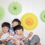 ペーパーファン こどもの日 子どもの日 子供の日 端午の節句 初節句 兜 兜飾り 鯉のぼり こいのぼり タペストリー ガーランド 男の子 百日祝い 100日祝い ハーフバースデー 誕生日 一歳 二歳