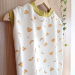 🔹大型犬🔹🍌バナナと食パンタグ🍞のおいしいTシャツ