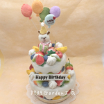 🐻‍❄️🎈フルーツ2段ケーキA-39
