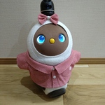 前開き襟付きシャツ・赤白チェック