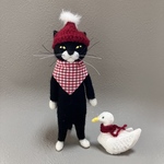 no.186 黒猫さんとアヒルさん