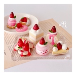 【4月限定】いちごスイーツセット［ホットケーキ|パンケーキ|ロールケーキ|デニッシュパン|ショートケーキ|ドーナツ|マカロン|モンブラン|タルト|イチゴ|苺|クレイケーキ|食品サンプル|ミニチュア］