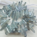 クリスタル（水晶）氷柱（ナゲット）グレー　AB（オーロラ）約10ｇ