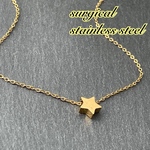 ＊星のネックレス＊ゴールド/ステンレスネックレス/金属アレルギー対応