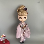 No.359  1/6サイズドール振袖　薄紫に花