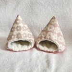 k様専用専用💗ハムスターのあったかテント⛺ゆったりサイズ　北欧柄　2点