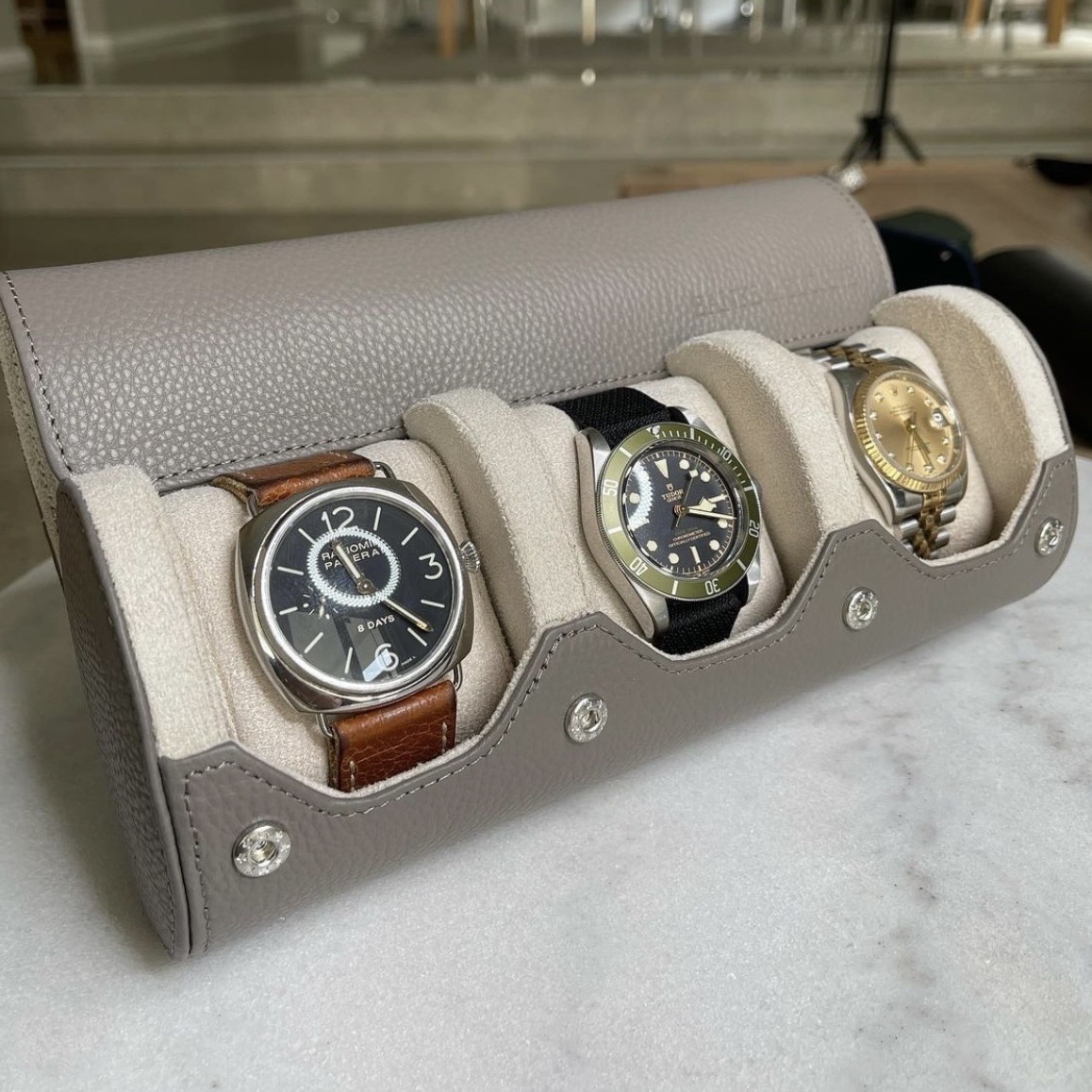The Campbell 腕時計ケース　ウォッチロール 時計ケース ウォッチケース ウォッチロール トラベルケース