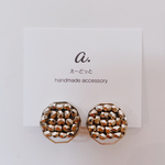 pierce／earring   gold多角形