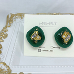 ✨新作一点もの✨宝石のようなイヤリング🌸🌸　レジンイヤリング＊レジンピアス＊ 　普段使い　レジンレジンピアス　レジンイヤリング　