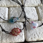 とんぼ玉チョーカーおトク3本セット　A