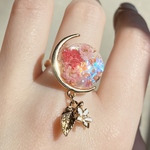 〜Pink MOON🌕桃色月〜 リング