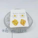 ✳︎おはなとモザイク✳︎ピアス/イヤリング2セット