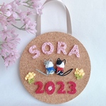 New⭐︎《水引猫のウェルカムコルクボード》結婚祝い/新築祝い/インテリアに"うちの子"を♡