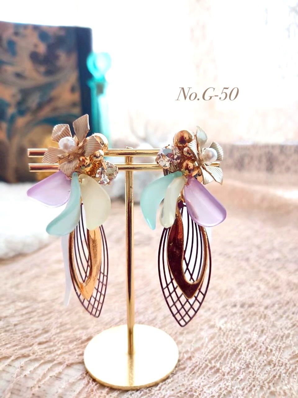 フラワーピアス