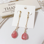 高品質ロードクロサイトピアス♡
