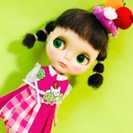 ○受注○Blythe outfit‪ꔛ‬♥ひょっこりウサギちゃんバルーンワンピースꔛ‬supipi39