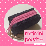 デニムピンク☆コインケース♡マカロンケース次世代♪