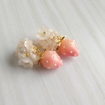 ミニいちごのピアス　ミニいちごのイヤリング