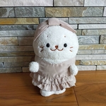 ☆しろたん☆ティアード風  春のワンピースセット (ピンクベージュ色)   