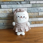 ☆ついたん☆ティアード風  春のワンピースセット(ピンクベージュ色)