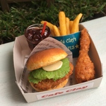 【C】チキンフィレバーガーセット