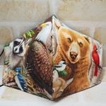 100.大きい布マスク🐻USA COTTON🐺